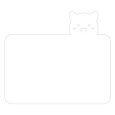 쿠 홈 인테리어 메모보드 MO 25 부착형 화이트, 아크릴