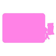 쿠 홈 인테리어 메모보드 MO 17 부착형 핑크, 아크릴