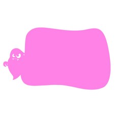 쿠 홈 인테리어 메모 보드 MO 33 부착형 핑크, 아크릴