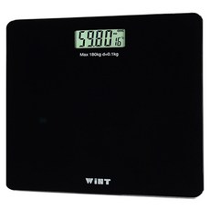 WINT 智能數字秤, WBS-080, 黑色的