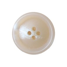 Dongwha Sangga Mall 牛角大衣鈕扣 I-3 25mm, 米色 霧面, 10個