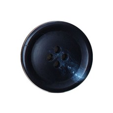 Dongwha Sangga Mall 牛角大衣鈕扣 I-3 25mm, 海軍藍 霧面, 10個