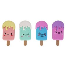 블루마토 아이스크림 지우개, 랜덤 발송, 4개입