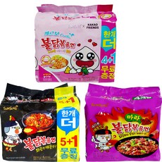 불닭볶음면 오리지널 6p + 까르보 5p + 마라 4p, 1개