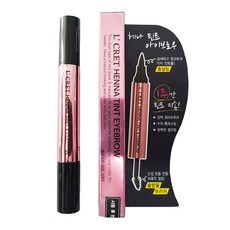 Lioele Elcrit Henna Tint 眉毛, 深棕色, 1個