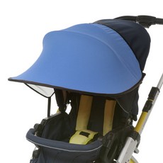 Manito 可掀式嬰兒推車遮陽罩, 藍, 1入