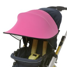 Manito 可掀式嬰兒推車遮陽罩, 粉, 1入