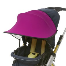 Manito 可掀式嬰兒推車遮陽罩, 紫, 1入