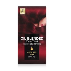 엘라스틴 오일블렌디드 폼컬러 105g, 쿨레드와인, 1개