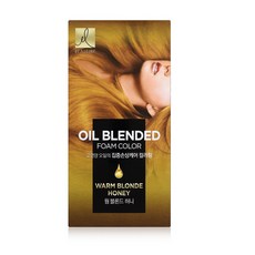 엘라스틴 오일블렌디드 폼컬러 105g, 웜블론드허니, 1개