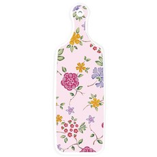 Roem Design 雙面上菜砧板 松木梔子花色, 浪漫紅色花卉淡粉紅色, 1個