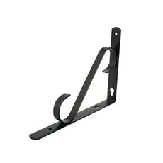 MetalKorea 軌道式原木層板 層板支架 托架 D 中, 1個, 黑色