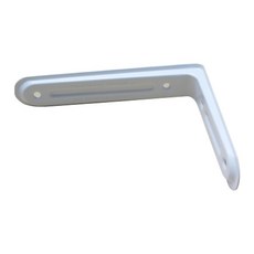 韓國五金 軌道式原木層板支架, 白色, 1個