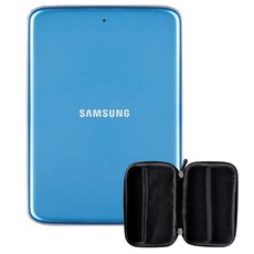 SAMSUNG 三星 外接式硬碟+收納袋, 2048GB, 藍色