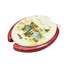 aguard Bear Kong 馬桶蓋通用型, 紅色的