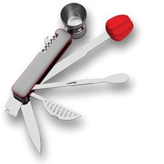 퀜치프로덕츠 바텐더 더 얼티미트 칵테일 툴, Red, 1개
