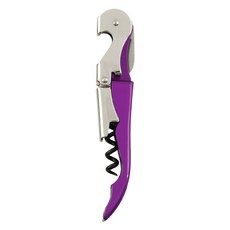 트루 더블 -힌지드 코르크스크류 와인오프너, Purple, 1개