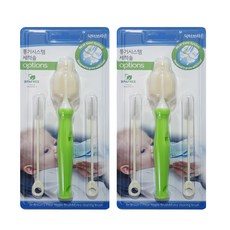 닥터브라운 옵션스 통기시스템 세척솔 2p + 젖꼭지 세척솔, 2세트