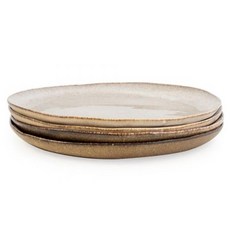 밤베코 팜스테드 스톤웨어 샐러드 접시 4개입, Mushroom