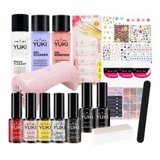 YUKI 美甲凝膠組合 A款, 13種, 1套