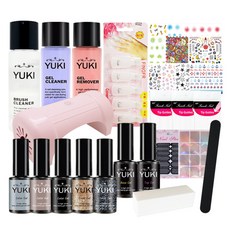 YUKI 美甲凝膠組合 D款, 13種, 1套