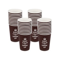 블룸엣홈 테이크아웃컵 380ml (13온스), 10개입, 4개