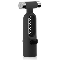퀜치프로덕츠 언와인드 4 와인 툴 인 원 와인오프너, Black+Silver, 1개