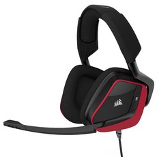 커세어 VOID PRO SURROUND PREMIUM 게이밍 헤드셋, Red