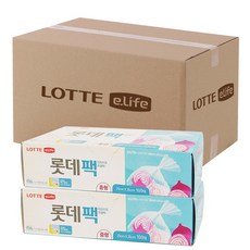 롯데이라이프 위생 팩 중형, 100개, 30개