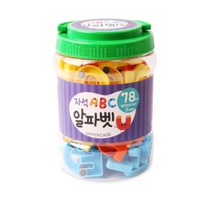 Magnetopia 磁性字母組, 1個, 78 件, 78件