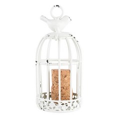 Twine 킵세이크 버드 코르크 케이지 와인액세서리, White, 1개