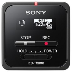 소니 스테레오 IC 보이스레코더 + 전용 리모콘, ICD-TX800, 혼합 색상