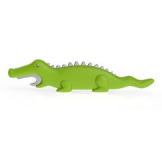 트루주 보틀 오프너 에일게이터 병따개, Green, 1개