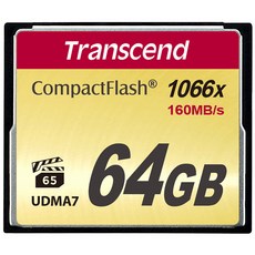 Transcend 創見 CF存儲卡CF1066X, 64GB