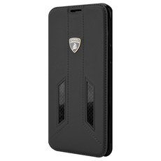 Lamborghini 藍寶堅尼 簡約翻蓋式手機皮套 LB-TPUFCS8P-HUD6