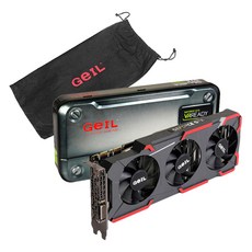 게일 지포스 GTX 1080 D5X 8GB 그래픽카드 + 매탈 패키지 + 파우치