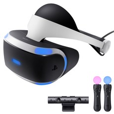 소니 PSVR 본체 + 카메라 + 무브컨트롤러 랜덤 발송 2p, CUH-ZVR1 (PSVR), CUH-ZEY2G (카메라), CECH-ZCM1G (컨트롤러), 1세트