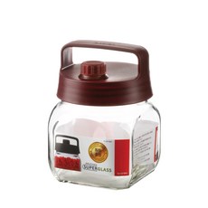 iLock 手把玻璃儲物罐, 750毫升, 1個