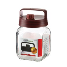 iLock 手把玻璃儲物罐, 1L, 1個