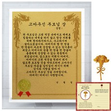 럭키심볼 크리스탈 감사패 8G 고마우신 부모님상