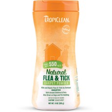 트로피클린 내추럴 벼룩 & 진드기 예방 카펫 파우더 겸용, 325g, 1개