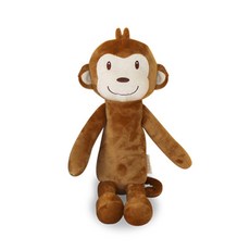CONY BABY 毛絨玩具動物+圍巾隨機發貨, 40厘米, 小猴叢林（棕色）