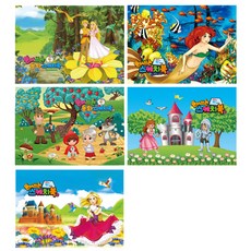 孩童童話速寫本 5入組 隨機出貨, 30張