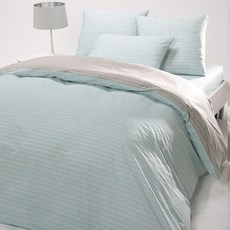 La Redoute 橢圓形圖騰印花被單 F664278, beige + celadon