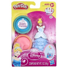 플레이도우 디즈니 프린세스 인형 유아용점토, 신데렐라, 1개