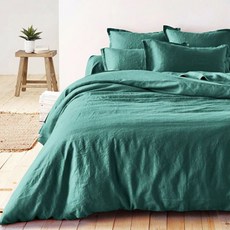 La Redoute 素色亞麻被套 F686096, Eucalyptus