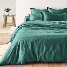 La Redoute 素色亞麻被套 F686098, Eucalyptus