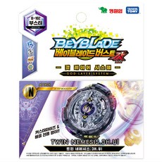 베이블레이드 버스트 갓 B-102 부스터 트윈 네메시스.3H.Ul 배틀팽이, 트윈네메시스, 1개