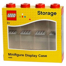 LEGO 樂高 人偶展示盒 紅色 8格, 1個