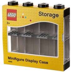 LEGO 樂高 人偶展示盒 黑色 8格, 1個